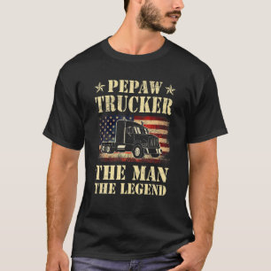 Mens Pepaw Trucker Der Mann der Legende Männer Vat T-Shirt