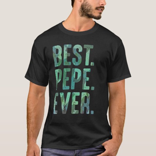 Mens Pepe von Großkindern für Opa Best Pep T-Shirt (Vorderseite)