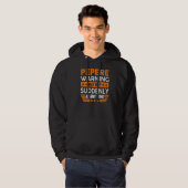 Mens Pepere Warnung Mai Nickerchen plötzlich Spaß Hoodie (Vorne ganz)
