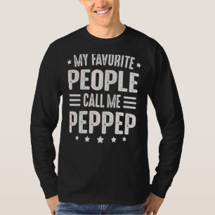 Mens Peppep Vathage Tag für Männer meine Lieblings T-Shirt