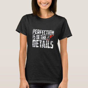Mens Perfektion ist in den Details Auto-Detail Pol T-Shirt