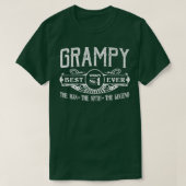 Mens Personalisiert Grampy Best No T-Shirt (Design vorne)