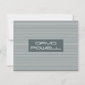 Mens Personalisiert Mitteilungskarte (Rückseite)