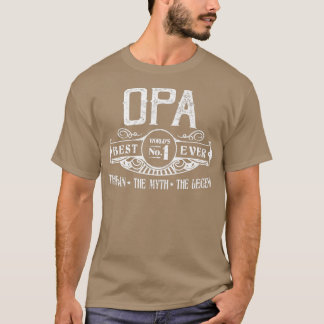 Mens Personalisiert Opa Best No T-Shirt