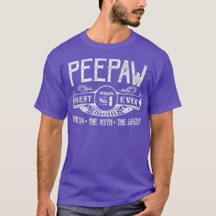 Mens Personalisiert Peepaw Best No  T-Shirt