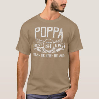 Mens Personalisiert Poppa Best No T-Shirt