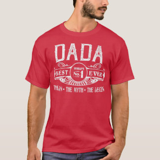 Mens Personalized Dada Best No T-Shirt