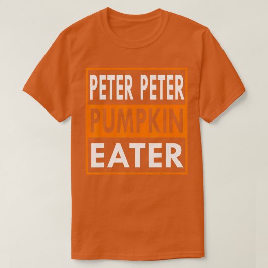 Mens Peter Pumpkin Eater Matching Couple Halloween T-Shirt (Design vorne)