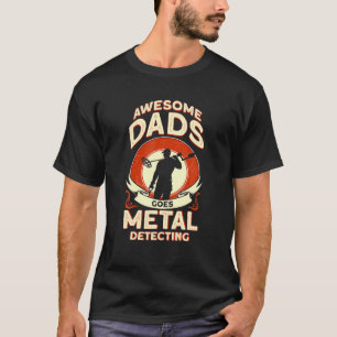 Mens Phantastische Vater werden Metalldetektor T-Shirt