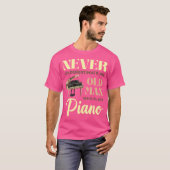 Mens Pianist Retired Piano Player Musician Retirem T-Shirt (Vorne ganz)