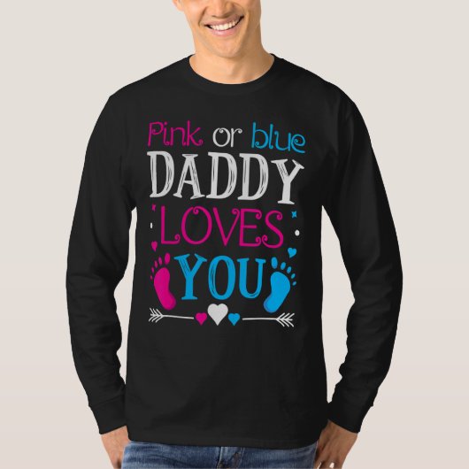Mens Pink oder Blue Daddy Lieben, die du als Gen k T-Shirt (Vorderseite)