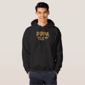 Mens Pippa Joke Loading Bitte warten Spaß Daddy Fa Hoodie (Vorne ganz)