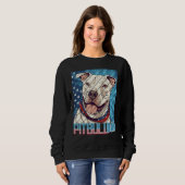 Mens Pit bull pitbul Dad For Men Sweatshirt (Vorne ganz)