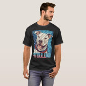 Mens Pit bull pitbul Dad For Men T-Shirt (Vorne ganz)