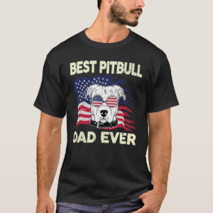 Mens Pitbull Bester Pitbull-Vater je Pittie Vater T-Shirt
