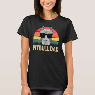 Mens Pitbull Pitbull Vater Pittie Vater American P T-Shirt