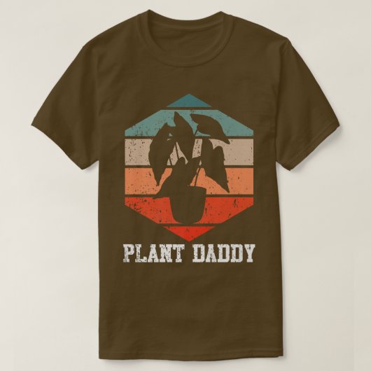 Mens Plant Daddy Plant Dad Nature Gardener Garden T-Shirt (Design vorne)