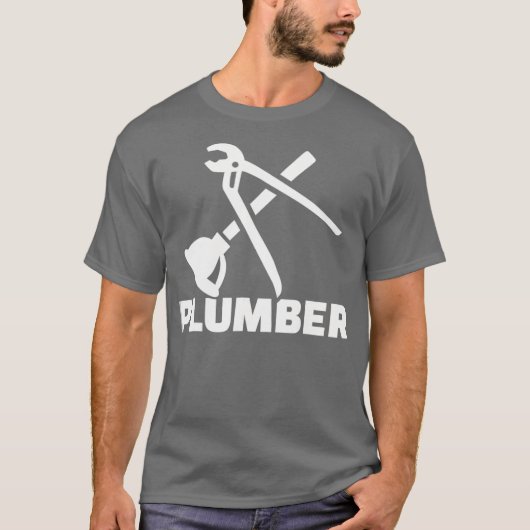 Mens Plumber T-Shirt (Vorderseite)