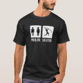 Mens Pole Vault Vaulter Jump Problem Solution   T-Shirt (Vorderseite)