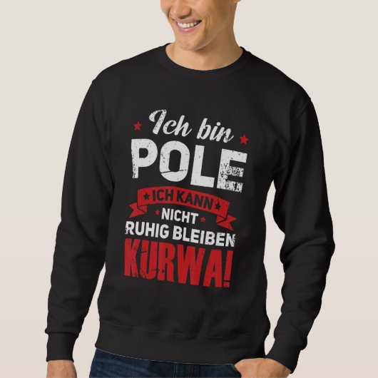 Mens Polen Sweatshirt (Vorderseite)