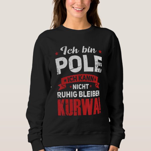 Mens Polen Sweatshirt (Vorderseite)