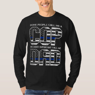 Mens Polizist der wichtigste nennen mich Vater Pol T-Shirt