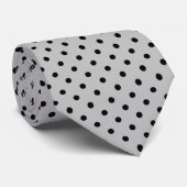 Mens Polka Dots Krawatte (Gerollt)