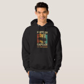 Mens PONTOON BOAT CAPTAIN  like a regular Captain  Hoodie (Vorne ganz)