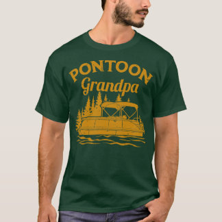 Mens Pontoon Boat Kapitän T-Shirt