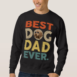 Mens Poodle Bester Hund Vater je Vatertag Geschenk Sweatshirt