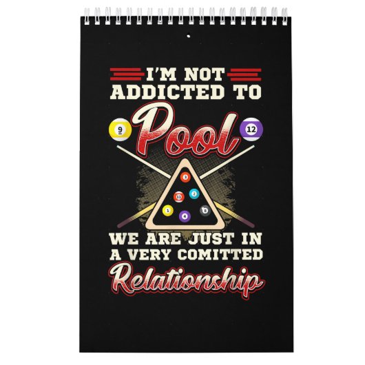 Mens Pool Player 8 Billard Billard Shootpool Kalender (Titelbild)