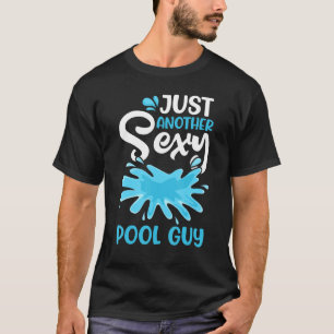 Mens Pool Typ Schwimmen Mich Wasserpflege T-Shirt