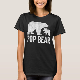 Mens Pop Bären Väter Tag Grandad Funny Cub Kid G T-Shirt