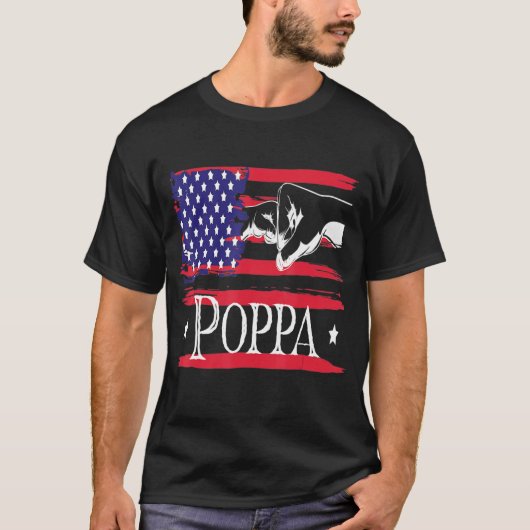 Mens Poppa T-Shirt (Vorderseite)