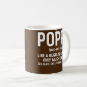 Mens Poppy definiert sich wie ein regelmäßiger Gro Kaffeetasse (VorderseiteRechts)