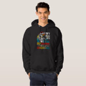 Mens Popsaurus Dinosaur Rex Vintager Vater's Day Hoodie (Vorne ganz)