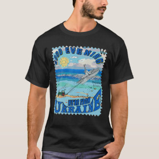 Mens Postage Briefmarke - Ukrainische Bauer stehle T-Shirt