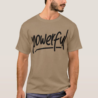 Mens POWERFUL Gym Fitness Workout Bodybuilding Mot T-Shirt