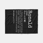 Mens Prank Vorname Wörterbuch Bedeutung Funny Fleecedecke (Vorderseite (Horizontal))