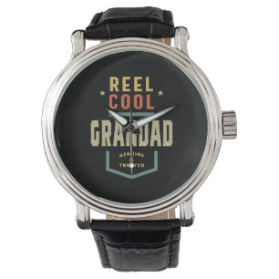 Mens Product Reel Cool Grandad Fishing-Geschenk Armbanduhr