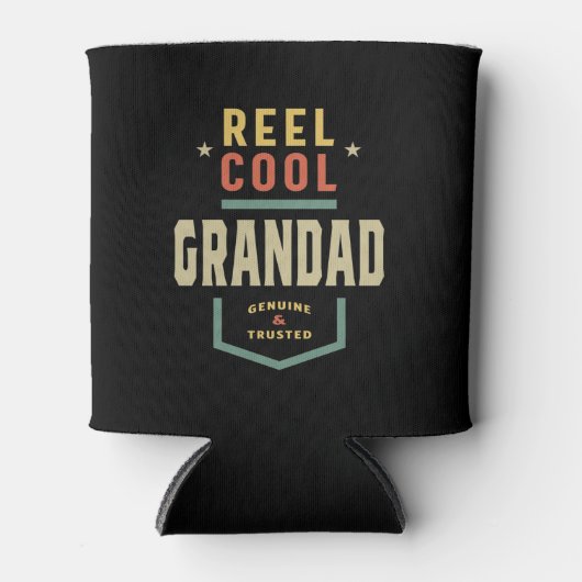 Mens Product Reel Cool Grandad Fishing-Geschenk Dosenkühler (Vorderseite)