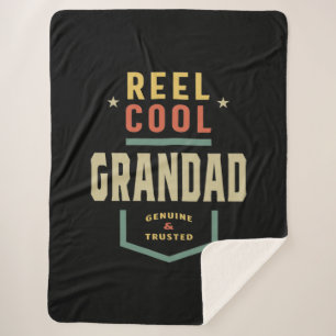 Mens Product Reel Cool Grandad Fishing-Geschenk Sherpadecke