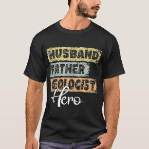 Mens Profession Papa Held Vater Geologe T-Shirt