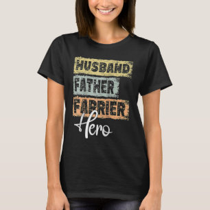 Mens Profession Papa Helden Vater Farrier Raglan B T-Shirt
