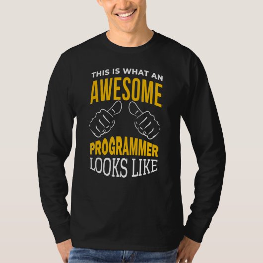 Mens Programmer Software Developer Computer Motor T-Shirt (Vorderseite)