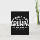 Mens Promoted To Mpa Est 2022 Funny New Mpa  Karte (Vorderseite)