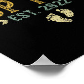 Mens Promoted To P P Est 2022 Funny New P P  Poster (Ecke)