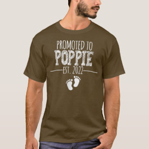 Mens Promoted to Poppie 2022 Erstmaliges Grandfath T-Shirt
