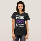 Mens Proud Daddy von einem starken Nicu-Wunderkrie T-Shirt (Vorne ganz)