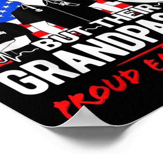 Mens Proud Emt Opa - Ems Großvater Zitat Emt Poster (Ecke)